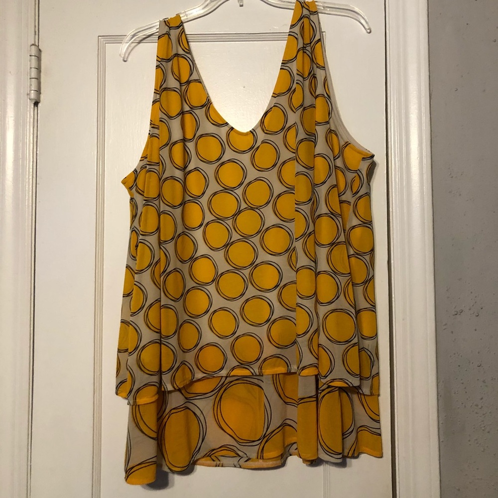 Lane Bryant Sheer Sleeveless Shirt